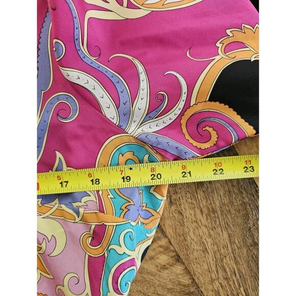 Coldwater Creek 100% Paisley Wave Tunic Blouse Women's S NWT - Picture 9 of 9